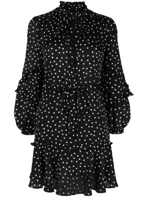 

Polka-dot ruffled minidress, PINKO Polka-dot ruffled minidress