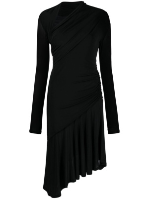

Asymmetric long-sleeve dress, PINKO Asymmetric long-sleeve dress