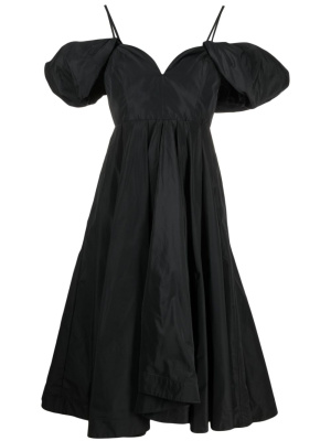 

Taffeta pleated midi dress, PINKO Taffeta pleated midi dress