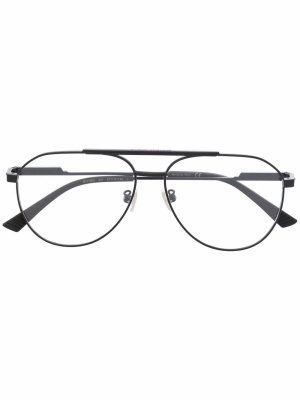 

Pilot-frame glasses, Bottega Veneta Eyewear Pilot-frame glasses