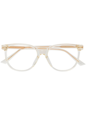 

Clear square-frame glasses, Bottega Veneta Eyewear Clear square-frame glasses
