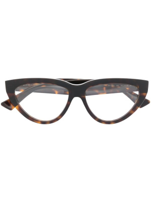 

Cat-eye frame glasses, Bottega Veneta Eyewear Cat-eye frame glasses