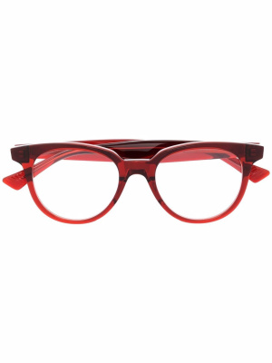 

Round frame glasses, Bottega Veneta Eyewear Round frame glasses