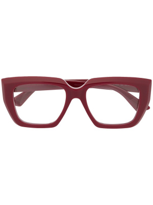 

Square frame glasses, Bottega Veneta Eyewear Square frame glasses
