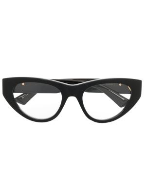 

Thick cat eye-frame glasses, Bottega Veneta Eyewear Thick cat eye-frame glasses