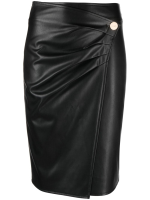 

Wrap-design pencil skirt, LIU JO Wrap-design pencil skirt