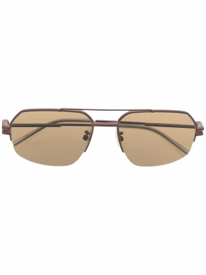 

Pilot-frame sunglasses, Bottega Veneta Eyewear Pilot-frame sunglasses