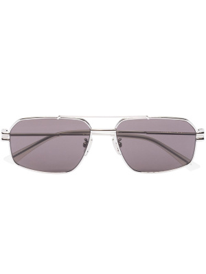 

Navigator-frame sunglasses, Bottega Veneta Eyewear Navigator-frame sunglasses