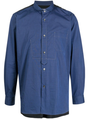 

Panelled cotton shirt, Junya Watanabe Panelled cotton shirt