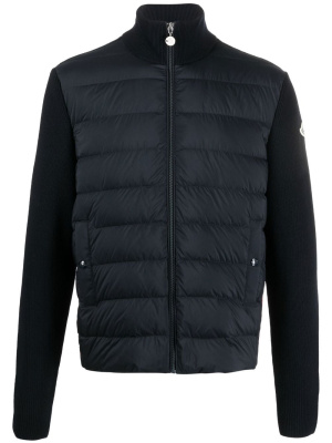 

Knitted padded zip-up jacket, Moncler Knitted padded zip-up jacket