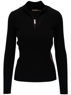 

Logo-tape half-zip top, Moncler Logo-tape half-zip top
