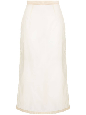 

Semi-sheered high-waisted skirt, Maison Margiela Semi-sheered high-waisted skirt