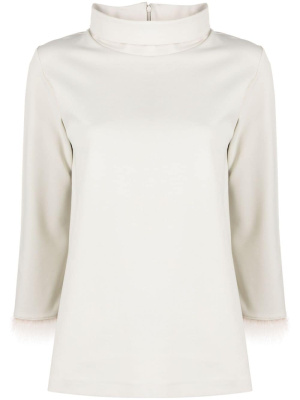 

Resort contrast-trim knitted top, Herno Resort contrast-trim knitted top