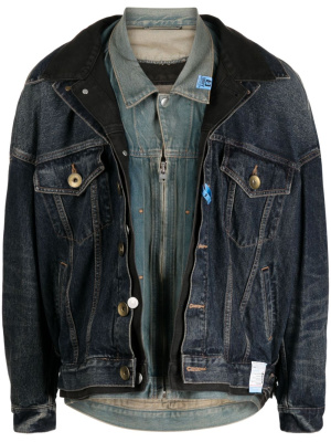 

Triple-layered denim jacket, Maison Mihara Yasuhiro Triple-layered denim jacket