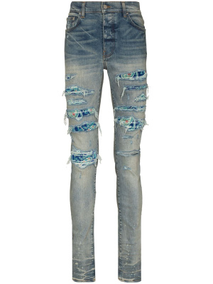 

PJ Trasher distressed-effect skinny jeans, AMIRI PJ Trasher distressed-effect skinny jeans