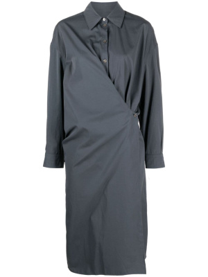 

Twisted cotton shirt dress, Lemaire Twisted cotton shirt dress