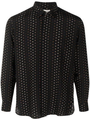 

Polka-dot print shirt, Saint Laurent Polka-dot print shirt