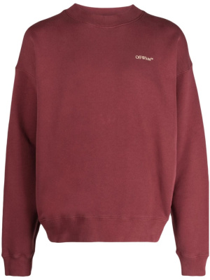 

Logo-print crew-neck sweatshirt, Off-White Logo-print crew-neck sweatshirt