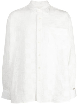 

Textured-finish cotton shirt, Ader Error Textured-finish cotton shirt