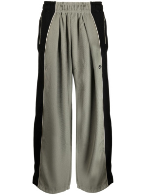 

Two-tone elasticated-waist track trousers, Ader Error Two-tone elasticated-waist track trousers