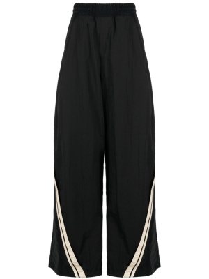 

Stripe-detail wide-leg track trousers, Ader Error Stripe-detail wide-leg track trousers