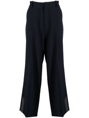 

Pinstripe-print tailored trousers, Ader Error Pinstripe-print tailored trousers