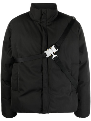 

Buckle-detail padded jacket, 1017 ALYX 9SM Buckle-detail padded jacket