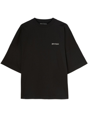 

Logo-embroidered cotton T-shirt, Palm Angels Logo-embroidered cotton T-shirt