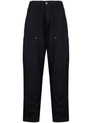 

High-waist straight-leg cotton trousers, Yohji Yamamoto High-waist straight-leg cotton trousers