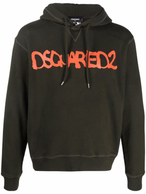 

Logo-print hoodie, Dsquared2 Logo-print hoodie