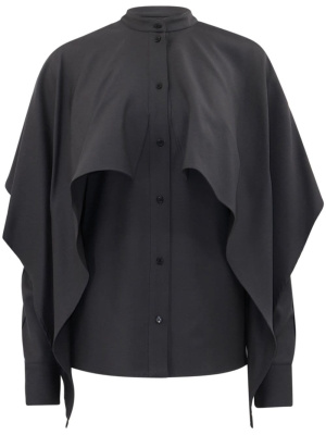 

Cape-effect wool shirt, Loulou Studio Cape-effect wool shirt