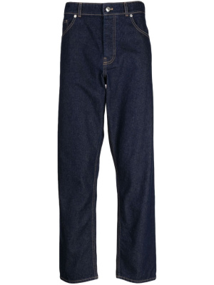 

Straight-leg cotton jeans, Maison Kitsuné Straight-leg cotton jeans