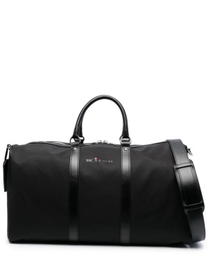 

Logo-print zipped luggage, Kiton Logo-print zipped luggage