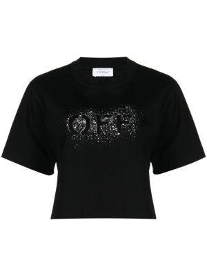 

Logo-print cotton T-shirt, Off-White Logo-print cotton T-shirt