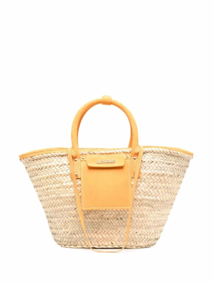 

Le panier Soleil straw basket bag, Jacquemus Le panier Soleil straw basket bag