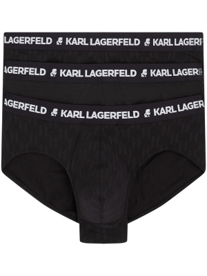 

Logo-waistband briefs (pack of 3), Karl Lagerfeld Logo-waistband briefs (pack of 3)