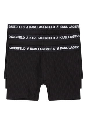 

Logo-waistband boxers (pack of 3), Karl Lagerfeld Logo-waistband boxers (pack of 3)