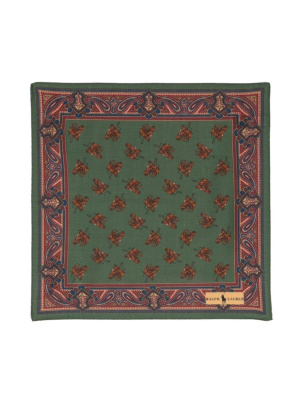 

Graphic-print wool scarf, Polo Ralph Lauren Graphic-print wool scarf