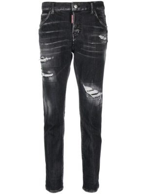 

Distressed cropped skinny jeans, Dsquared2 Distressed cropped skinny jeans