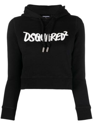 

Logo-print long-sleeve hoodie, Dsquared2 Logo-print long-sleeve hoodie