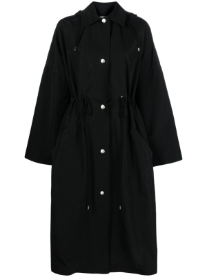

Single-breasted hooded coat, TOTEME Single-breasted hooded coat