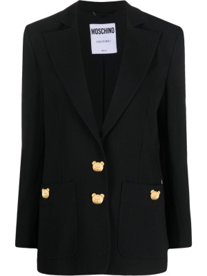 

Teddy-button blazer, Moschino Teddy-button blazer
