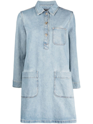 

Denim shift mini dress, A.P.C. Denim shift mini dress