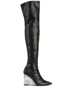 

Ice 100mm knee-high boot, Karl Lagerfeld Ice 100mm knee-high boot