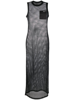 

Mesh maxi beach dress, Karl Lagerfeld Mesh maxi beach dress