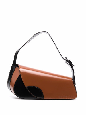 

Two-tone leather tote bag, Kiko Kostadinov Two-tone leather tote bag