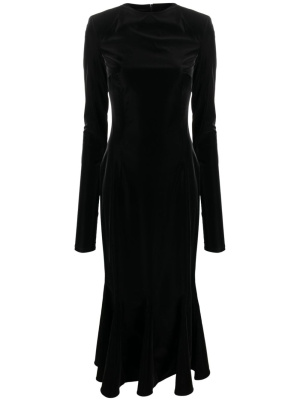

Long-sleeve velvet midi dress, MISBHV Long-sleeve velvet midi dress