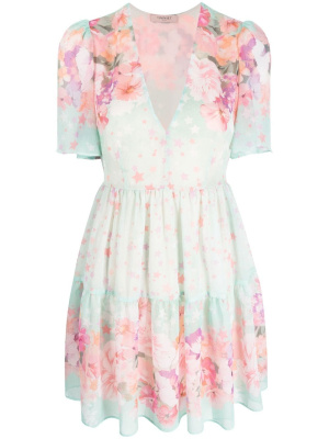 

Floral-print mini dress, TWINSET Floral-print mini dress