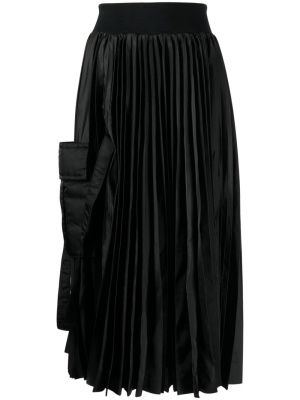 

High-waist pleated midi skirt, Sacai High-waist pleated midi skirt