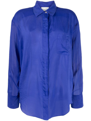 

Semi-sheer button-up shirt, Forte Forte Semi-sheer button-up shirt